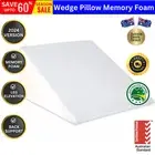 Giselle Bedding Wedge Pillow Memory Foam Cushion Leg Elevation Back Support