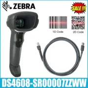 Zebra DS4608-SR00007ZZWW 1D 2D Handheld Barcode Scanner Reader With USB Cable