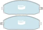 Bendix Heavy Duty Front Brake Pad Set for Nissan Patrol GR, GU, Y61 4.2L TD42 Di (for: Nissan)