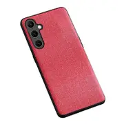 For Samsung Galaxy A34 5G Cloth Texture Anti-fall Mobile Phone Case Drop-proof Phone Back Cover