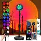 Sunset Lamp Projector LED Lights APP Remote 16 Colors Night Light LED Floor Lamp