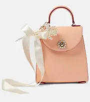 [Simone Rocha] Simone Rocha Valentine Mini leather tote bag One Size pink
