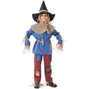 Scarecrow Halloween Cosplay Costume Fairy Tail The Wizard of Oz Storybook Characters Kid's Boys' Halloween Carnival World Book Day Party Educational Dress Up S