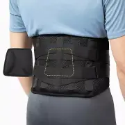 BraceUP Back Support Adjustable Lumbar Brace and Support Belt - XXL~ NEW
