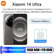 Xiaomi 14 Ultra Titanium 5G Snapdragon 8 Gen 3 5300mAh 16GB+1TB 50MP Quad Camera