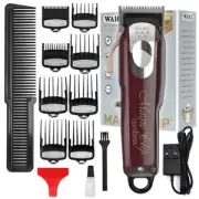 WAHL Pro Cordless Magic Clip Hair Clipper With Taper Lever and 8 Guide Combs.罒