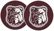 Desert Cactus Alabama A&M University Car Cup Coaster Bulldogs AAMU Absorbent Sandstone Car Cup Coasters Set of 2 (Design A)