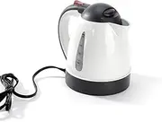 LAPOOH 1000mL Car Electric Kettle 12V 150W Portable Cigarette Lighter Kettle for Trip Travel White