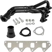 Shuogoufeng Store 304 Stainless Exhaust Header Compatible With Suzuki Compatible With Samurai Compatible With Sidekick Compatible With Geo Compatible With Tracker 1986-1996 1.3L/1.6L Silver TP-1082(Bl