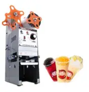 220V WY-680 Semi-automatic Bubble Tea Cup Sealing machine Juice Cup Sealer A