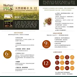 Nurture PRO 天然密碼 貓飼料 低敏 貓糧 貓飼料 454g 1.8KG