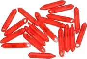 TENOL 20x Fishing Rattles Fishing Accessories Freshwater Fishing Tools Soft Tube Loud Sound Insert Tube Rattles Fly Jigs Materials