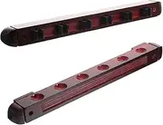 GANAZONO 1 Set Decorative Wall Mounted Billiard Pole Rack Multi Hole Holder for Pool Sticks Durable and Space Saving Design present for Billiard Enthusiasts