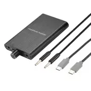 Headphone Amplifier with Bass Boost, Support 3.5mm AUX and Type-C 16-600Ω Hea...