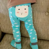 在飛比找momo購物網優惠-【韓國 BebeZoo】彈性屁屁圖案內搭褲+襪子 2入套組 