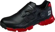 BRIDGESTONE Golf Shoes ZSP-BITER TOUR BOA WIDE Black Red SH2401 US8(26cm)