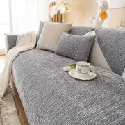 New Chenille Sofa Cover for Living Room Modern Sofa Cushion Mat Couch Protector Covers Soft Thicken Chair Sofa Towel Home Decor grey A 70x70cm 1pc