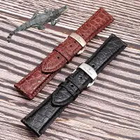在飛比找Yahoo!奇摩拍賣優惠-瑪莎拉蒂鱷魚皮 手錶帶總裁男機械真皮錶防水R88716180