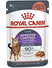 Royal Canin Appetite Control Care Sauce | 12 x 85 g | Complete Adult Cat Food | Recommended for Begging Control