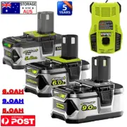 2X 18V 9.0Ah 7Ah For RYOBI Lithium Battery P108 ONE+ PLUS P104 P107/ Charger