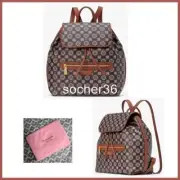 KATE SPADE SPADE FLOWER MONOGRAM MIA FLAP BACKPACK W/DUSTBAG BLK MULTI NWT $348