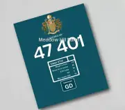 British Rail Class 47 Locomotive Fridge Magnet 47401 Gateshead Cab side number