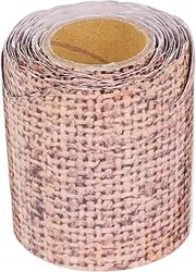GETAJGHSD 1Roll Burlap Bulletin Board Border Trim DIY Decorative Blackboard Accessory Non Adhesive for Classroom Office