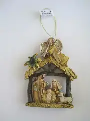 Ken Spielzeug Nativity Manger Ornament NWT