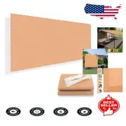 Versatile 7' x 20' Shade Cloth Canopy - Custom Peach Fuzz for Summer Comfort