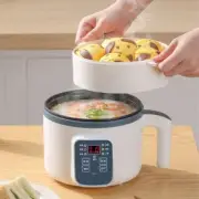 1.7L Mini Multi Cooker Electric Hot Pot Non-Stick Smart Rice Cooker with Steamer
