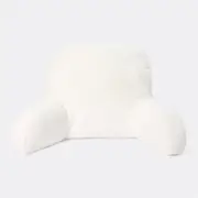 Openook Back Rest Pillow Faux Fur - White