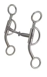 Tom Balding Baseline Short House Snaffle Western Bit 5 1/8" Mouth