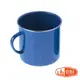 GSI Cup Stainless Rim 18 fl. oz.- Blue 不鏽鋼包邊琺瑯杯18oz『藍色』33209 咖啡杯 露營杯 馬克杯 水杯 野餐 露營