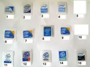 Intel inside stickers Core i3 i5 i7, Core 2 Duo, Xeon , Pentium, Celeron
