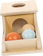 Coin Box for Boys and Girls Wooden Plaything Fine Motor Skills Toys for Toddlers Educational Toys