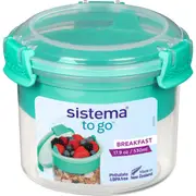 Sistema Plasticware Breakfast To Go 530ml Each