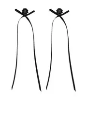 [Simone Rocha] Bow Ribbon earrings