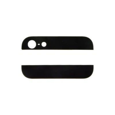 Door Glass Top Bottom for Apple iPhone 5 CDMA GSM Black Rear Lens Cover Pieces