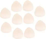 [Healeved] 5 Pairs Cup Inserts for Women Thin Lightweight Breathable Padding for Swimsuits Sports Bras and Wedding Dresses Beige Color Comfortable and Removable Design