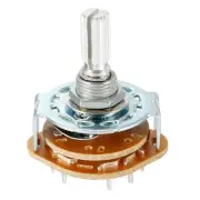 Band Selector Rotary Switch 2P5T 2 Pole 5 Position, Single Deck 1 Pcs