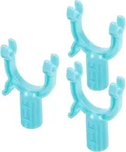 Ciieeo Clothes Pole Forks 3pcs Set and Sturdy Home Clothes Rod Connector Replacement Heads for Clothing Hangers