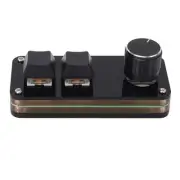2 Key 1 Knob Gaming Keyboard Wired Macro Programming Mechanical Keyboard