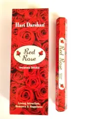Wholesale Hari Darshan Ethical Incense 120 Stick Box Red Rose Fragrance