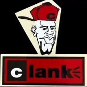 Vintage 1980’s Clank Decal Sticker
