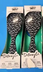 2 Wet Brush Original Detangler Hair Brush for Less Pain Effort Breakage SKETCH