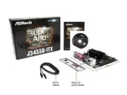 ASRock J3455B-ITX Intel Quad-Core Processor J3455 Mini ITX Motherboard/CPU Combo