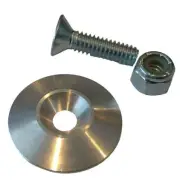 10PK Large Countersunk Washers/bolt/nut kit