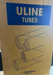 ULINE Mailing Shipping Tubes 1.5" x 24" Kraft Brown Pack of 50 S-3612 NEW