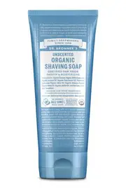 Dr. Bronner's Organic Shaving Soap Unscented 207ml