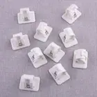10x Self Adhesive Hooks Curtain Wall Hanging Rod Holder Clips Brackets Hooks